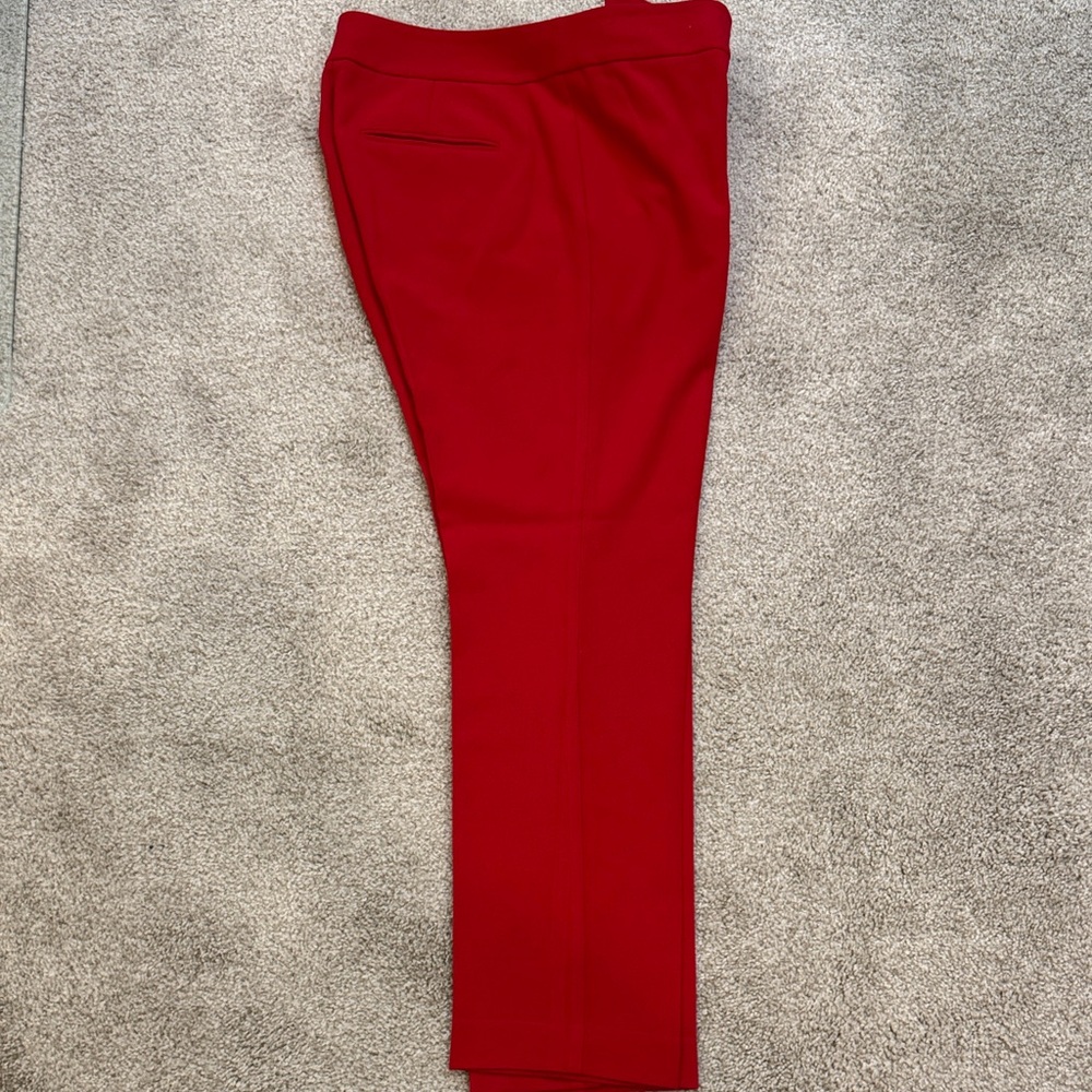 Ann Taylor Vibrant Red Women's Trousers